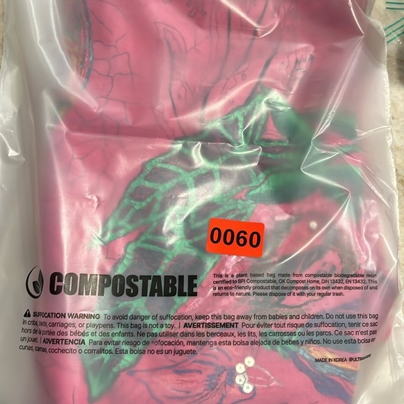 Vintage‎ Panama Jack Custom Painted Ocean Tee – Hot Pink, One of a Kind - Picture 6 of 6